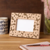 Retro Daisy Flowers Gegraveerde Lijstjes (Links)