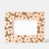 Retro Daisy Flowers Gegraveerde Lijstjes (Voorkant)