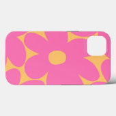 Retro Daisy Flowers in Roze Bleke Marigold #1 #art Case-Mate iPhone Case (Achterkant (horizontaal))
