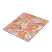 Retro Daisy Garden Tegeltje (Zijkant)