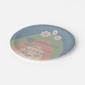 Retro Daisy Graduation Party Klasse 2023 Papieren Bordje (Gekanteld)