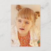 Retro Daisy Groovy Meisje Verjaardagsfeestje Bedankkaart (Achterkant)