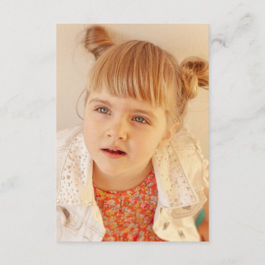 Retro Daisy Groovy Meisje Verjaardagsfeestje Bedankkaart (Achterkant)