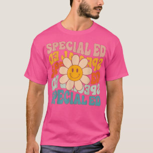 Retro Daisy Groovy Special Education SPED Teacher T-shirt