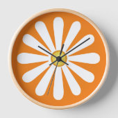 Retro daisy oranje (Voorkant)