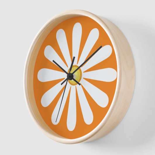 Retro daisy oranje (Hoek)