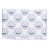 Retro Daisy Paarse Teen Verjaardag Moederdag Baby Kussensloop (Achterkant)