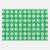 Retro Daisy Print Inpakpapier Vel (Voorkant 3)