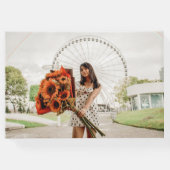 Retro Daisy Quinceanera Gastenboek (Achterkant)