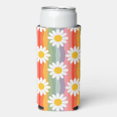 Retro Daisy Seltzer Blikjeskoeler (Seltzer Voorkant)