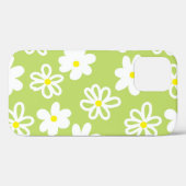 Retro Daisy Tough Hoesje-Mate iPhone Case (Achterkant (horizontaal))