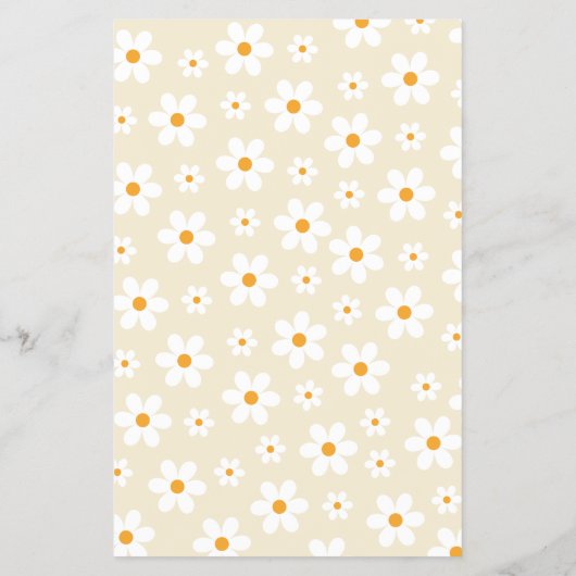 Retro Daisy vrijgezellenfeest Game Flyer (Achterkant)