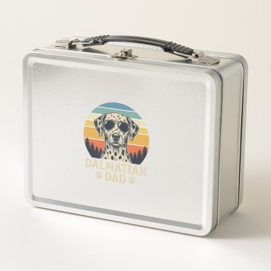 Retro Dalmatische Vader Hond Liefhebber Design_1 (Voorkant)