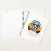 Retro Dalmatische Vader Hond Liefhebber Design_1 Planner (Display)