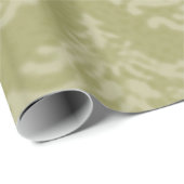 Retro Damask Brocade Sage Green Cadeaupapier (Rol Hoek)