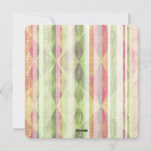 Retro dame Kerstboom Kerstkaart (Achterkant)