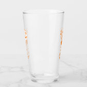 Retro Dame met Pompoen Glas (Links)