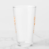 Retro Dame met Pompoen Glas (Rechts)