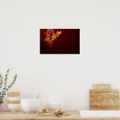 retro dame poster (Keuken)