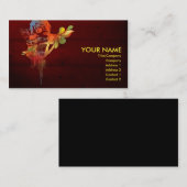 retro dame visitekaartje (Voorkant / Achterkant)