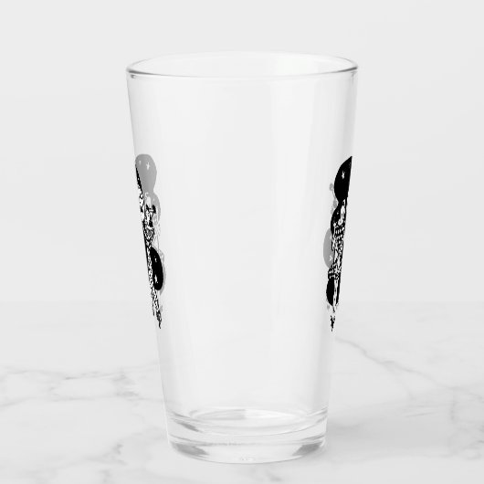 Retro Dames met pompoen Glas (Links)