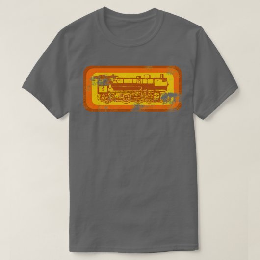 Retro DAMPFLOKOMOTIVE T-shirt (Design voorkant)