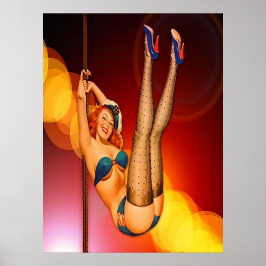 Retro Dance Entertainer Poster (Voorkant)