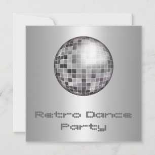 Retro Dance Party Uitnodiging