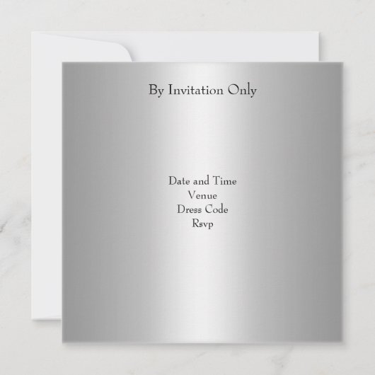 Retro Dance Party-uitnodiging Kaart (Achterkant)