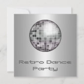 Retro Dance Party-uitnodiging Kaart (Voorkant)