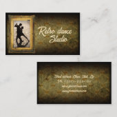 Retro Dance Studio Jazz & Tap Danslessen Visitekaartje (Voorkant / Achterkant)