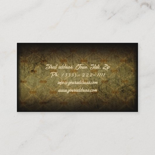 Retro Dance Studio Jazz & Tap Danslessen Visitekaartje (Achterkant)