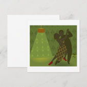 Retro Dance Uitnodiging (Voorkant / Achterkant)