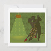 Retro Dance Uitnodiging (Voorkant)