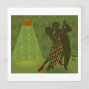 Retro Dance Uitnodiging