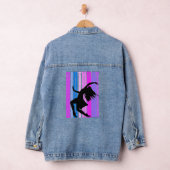 Retro Dance Vrouwen Verjaardag Dancing Squad Denim Jacket (Hangar)