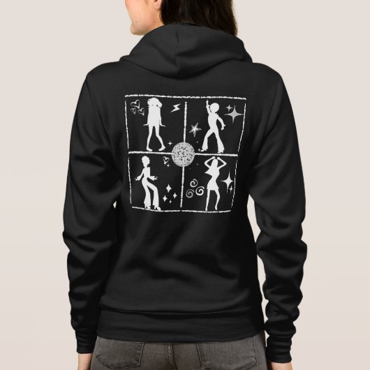Retro Dance Wall.be Hoodie (Achterkant)