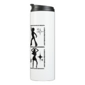 Retro Dance Wall.w Thermosbeker (Geroteerd rechts)