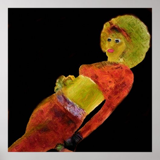 RETRO DANCER POSTER (Voorkant)