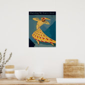 Retro Dancer Poster (Keuken)