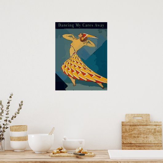 Retro Dancer Poster (Keuken)