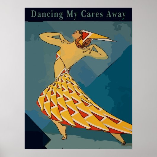 Retro Dancer Poster (Voorkant)