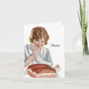 Retro Dank u Bedankt voor de robuuste leeskaart