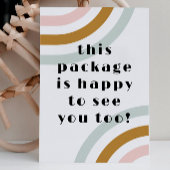 Retro dank u kaart Sjabloon voor kleine bedrijven