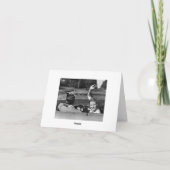 Retro dank u Kaarten - Huwelijkscadeaus (Achterkant)