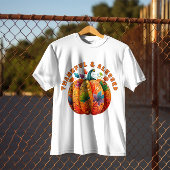 Retro "Dankbaar & Gezegend" Herfst Thanksgiving Fa T-shirt