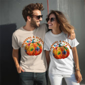 Retro "Dankbaar & Gezegend" Herfst Thanksgiving Fa T-shirt