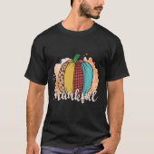 Retro Dankbaar - Thanksgiving T-shirt (Voorkant)