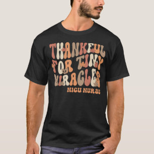 Retro dankbaar voor kleine wonderen Thanksgiving N T-shirt