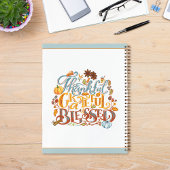 Retro Dankbare Gezegende Verpleegster Typografie Notitieboek